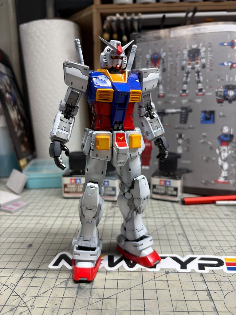 Fat Cat RG RX78-2 2.0 Upscale Full Painted Kit–2枚目/制作者：Steven Studios Gunpla