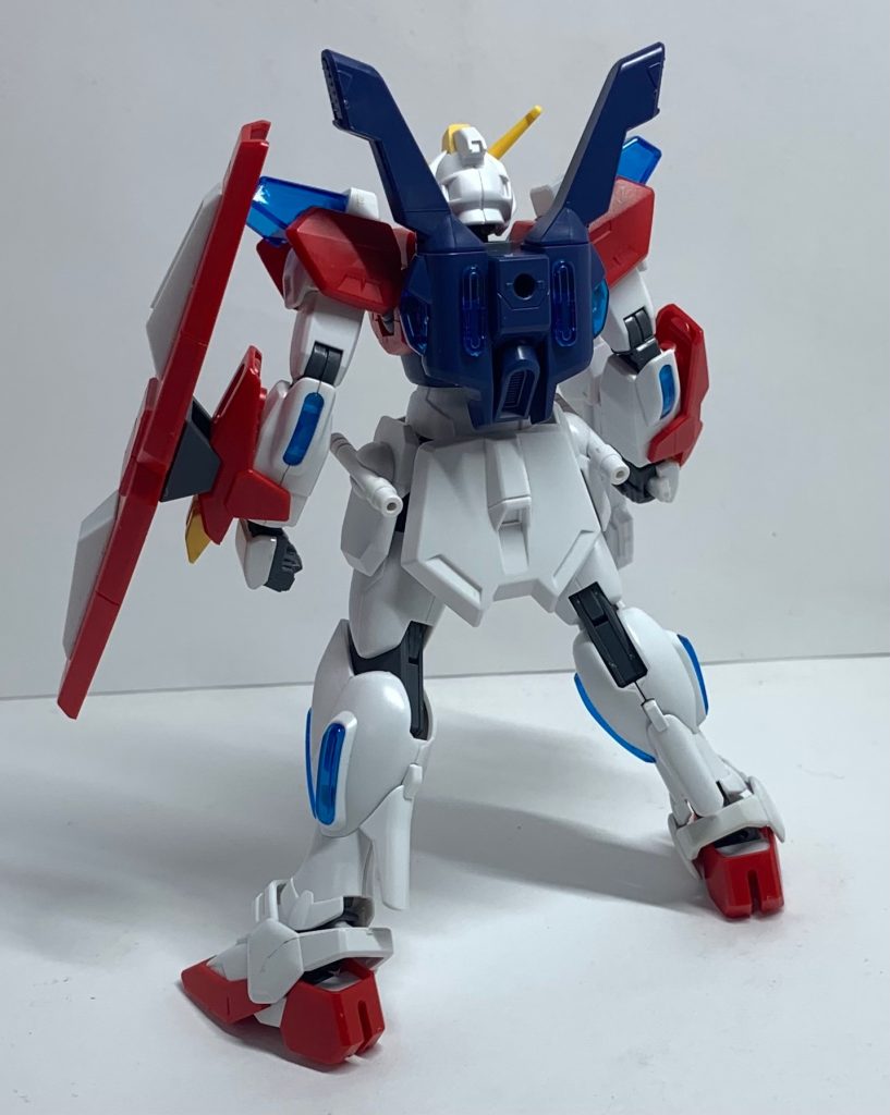後ろ姿。
