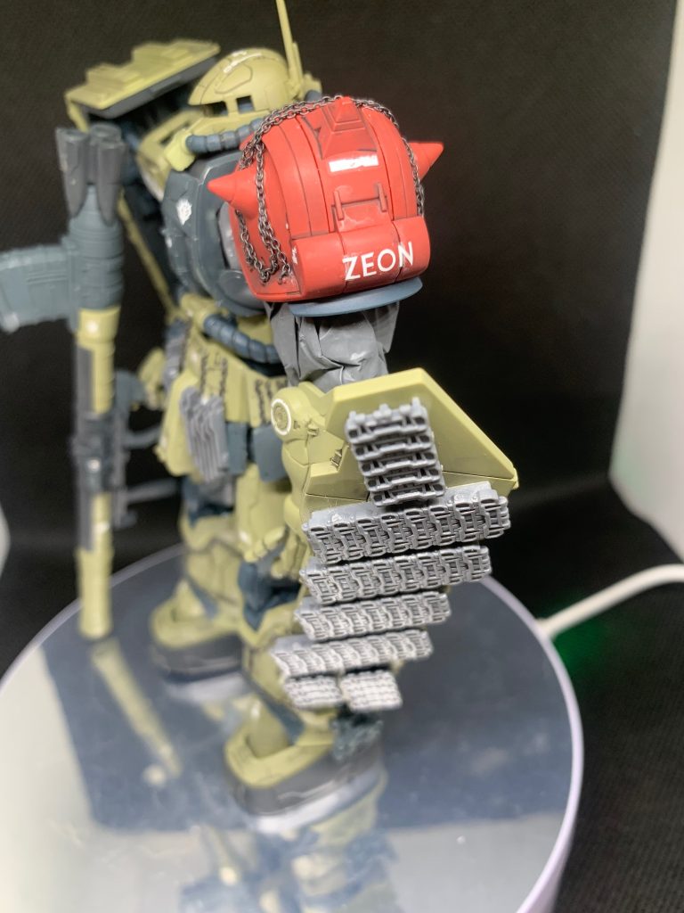 MS-06F ZAKU2F2 F! UNIDENTIFIED TYPE LESEANRFV無識別ザク–3枚目/制作者：Plakids-K