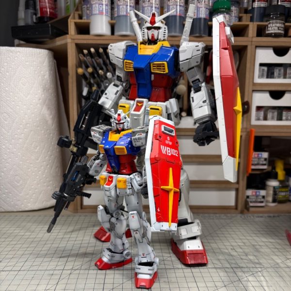 Fat Cat RG RX78-2 2.0 Upscale Full Painted Kit