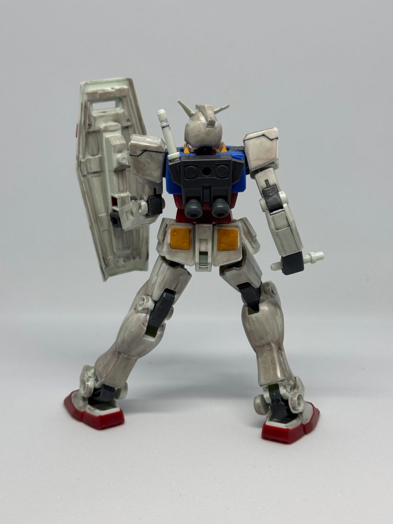 合わせ目は前回よりきれいに消えた(zaku-kao2)