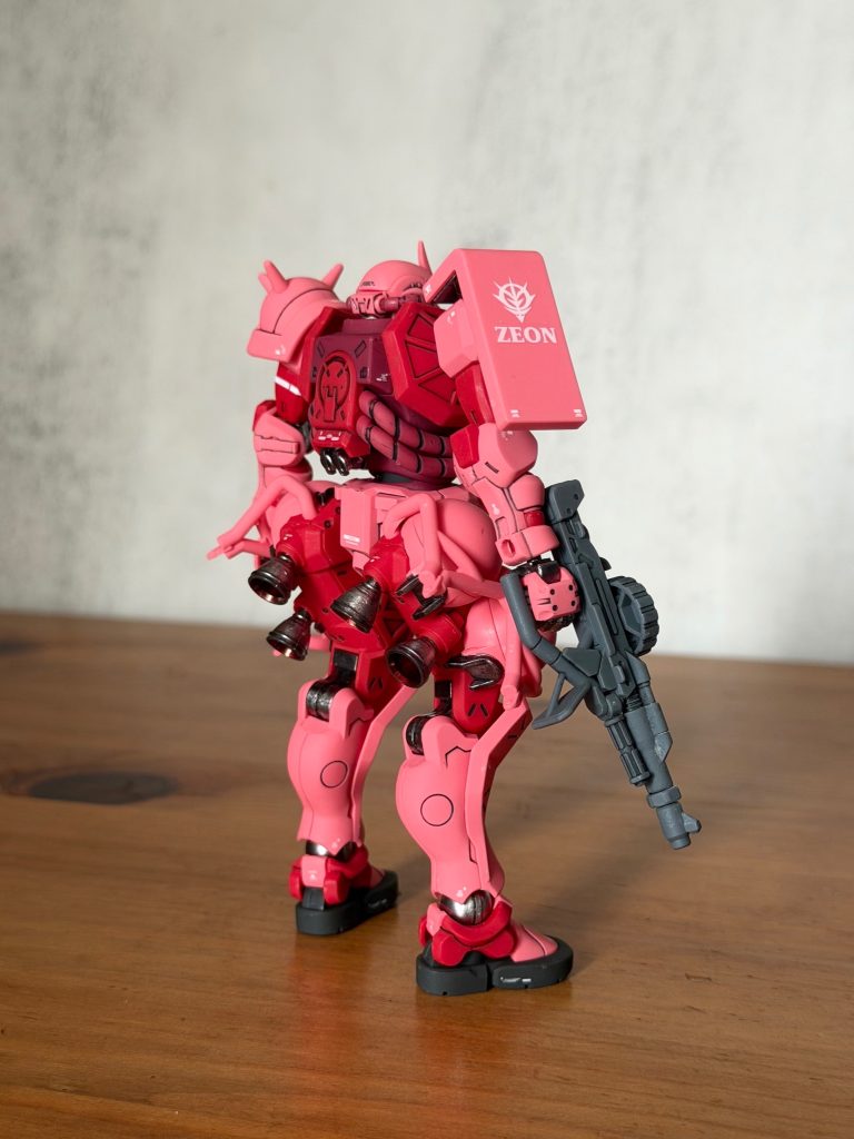 HG 1/144 シャア専用ザク(GQ)–4枚目/制作者：Mreh