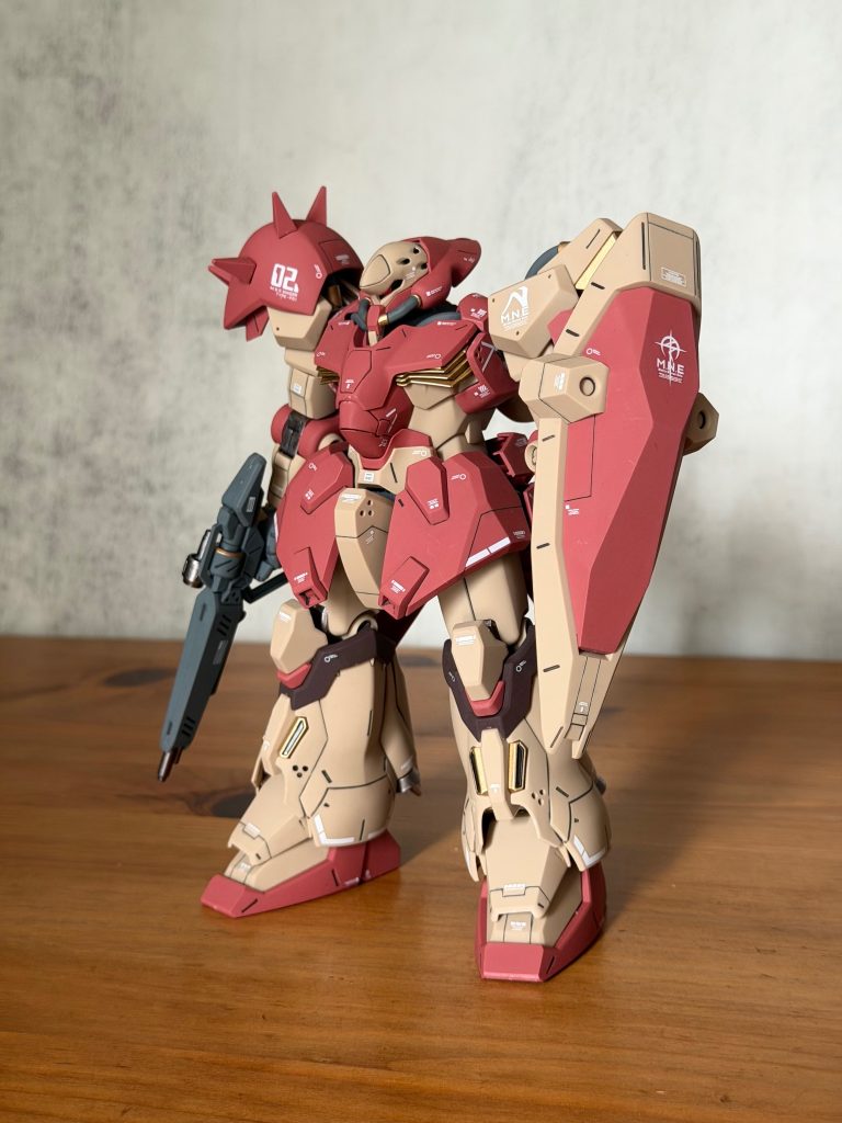 HGUC 1/144 メッサーF01型 *部分塗装 +改造–2枚目/制作者：Mreh