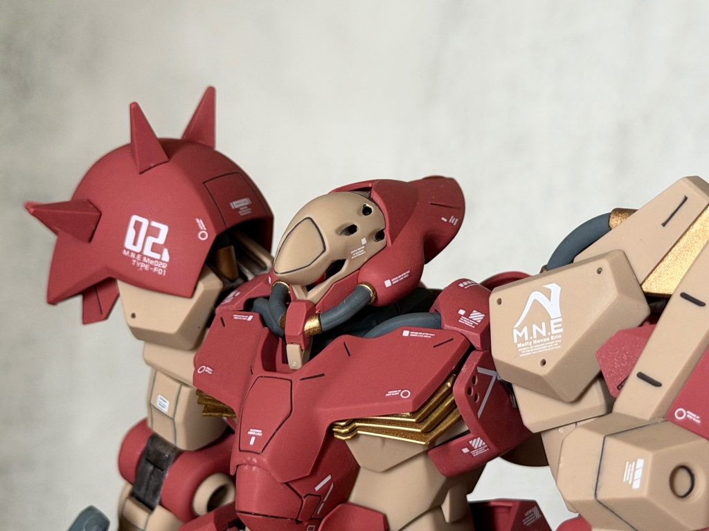 HGUC 1/144 メッサーF01型 *部分塗装 +改造