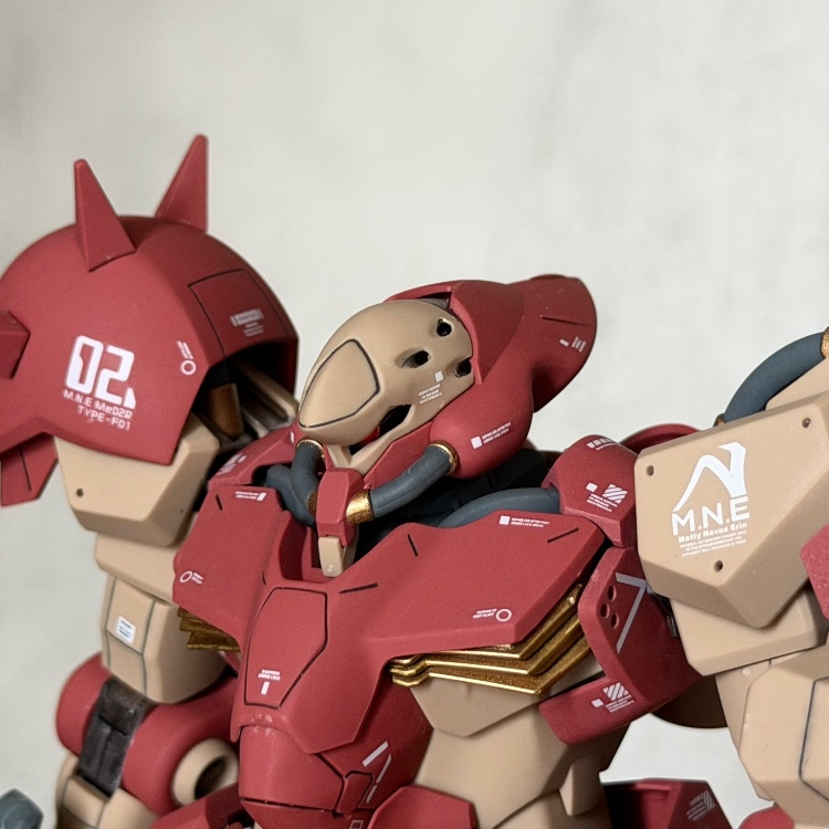HGUC 1/144 メッサーF01型 *部分塗装 +改造｜Mrehさんのガンプラ作品