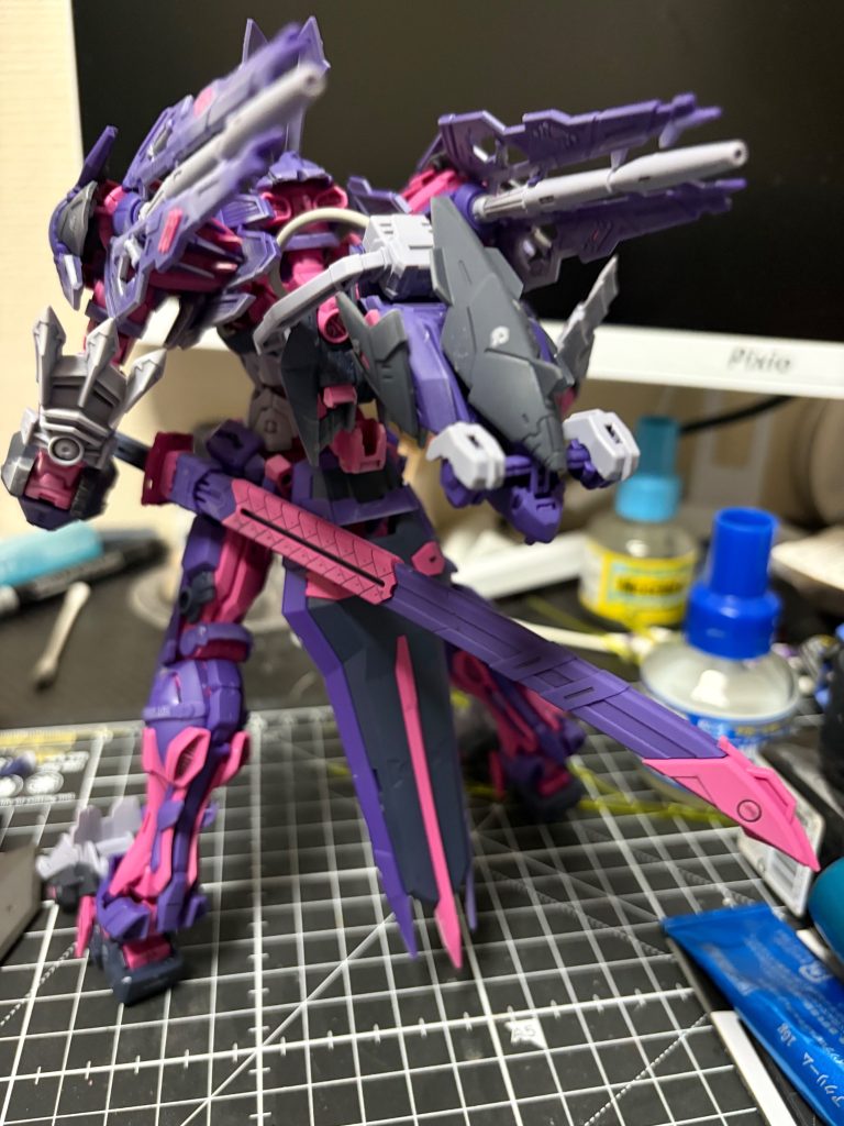 前後です。パイプの部分だけ塗装してます。
