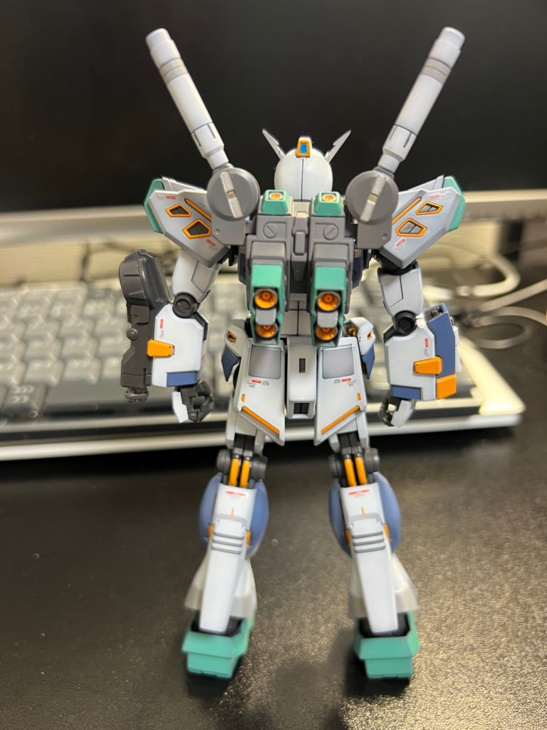 HG 量産型νガンダム　全塗装–4枚目/制作者：Furu