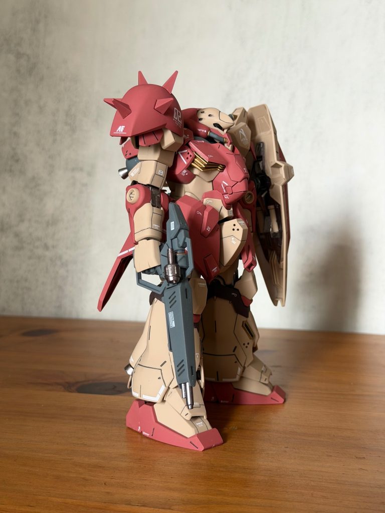 HGUC 1/144 メッサーF01型 *部分塗装 +改造–3枚目/制作者：Mreh
