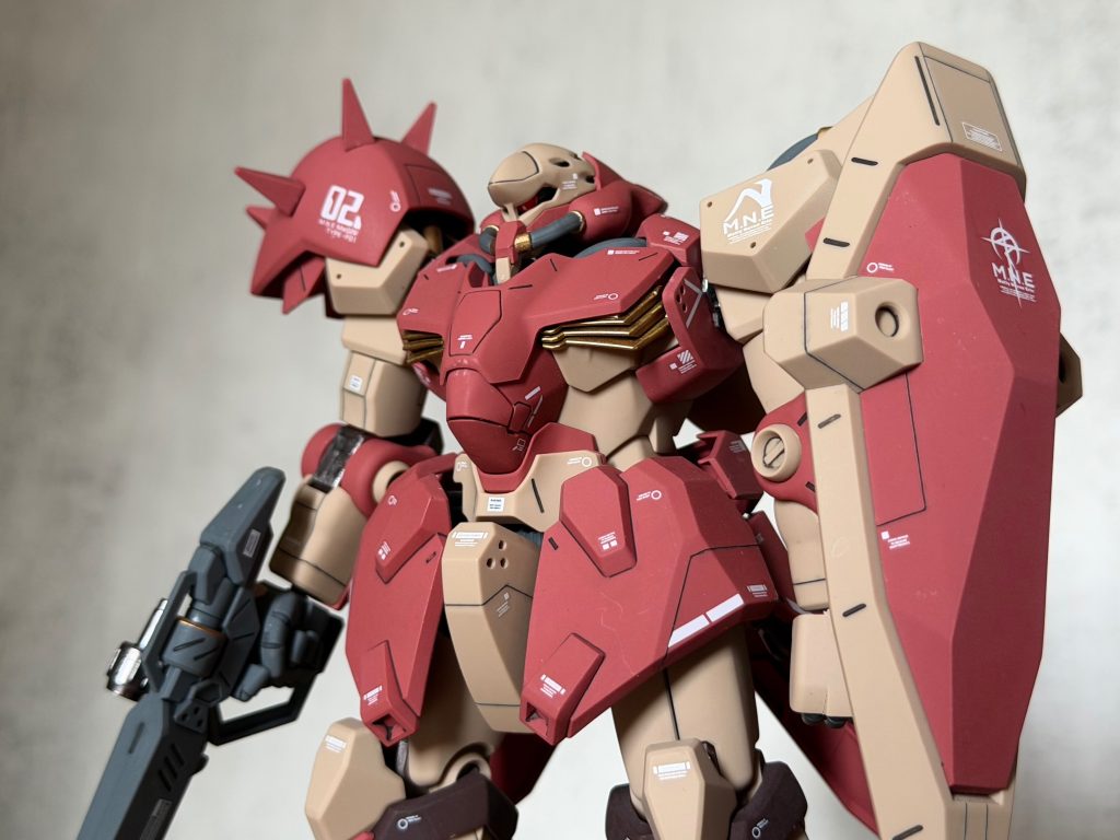 HGUC 1/144 メッサーF01型 *部分塗装 +改造–3枚目/制作者：Mreh
