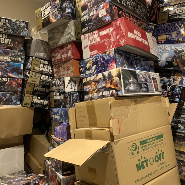 そろそろ整理しないとガンプラで一部屋埋まってしまった😅
