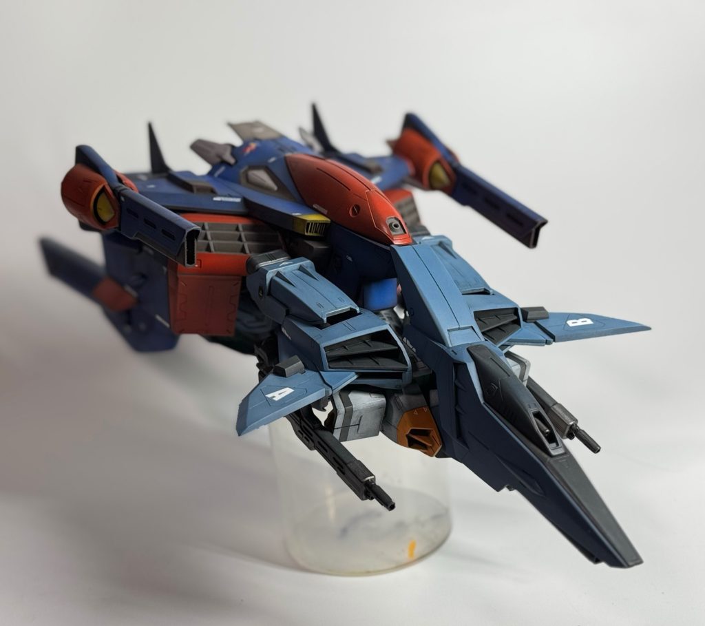 ガンダムエアマスターバースト–5枚目/制作者：@jiyu_nitsukuruきあい模型