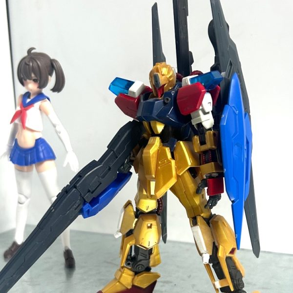 次はSDかグレイズを作ろうか…とも思ってましたが…ミキシングコンか…。なら放置していたゼータ顔の百式でも作ろうかな…。ノリはビルドシリーズ的な感じを目指してます。コレはコレでまだシールドとかどうしようかな迷い中ですが。それともガンスタ投稿二作目のを色塗るか…こっちもこっちで捨てがたい…！&nbsp;（1枚目）