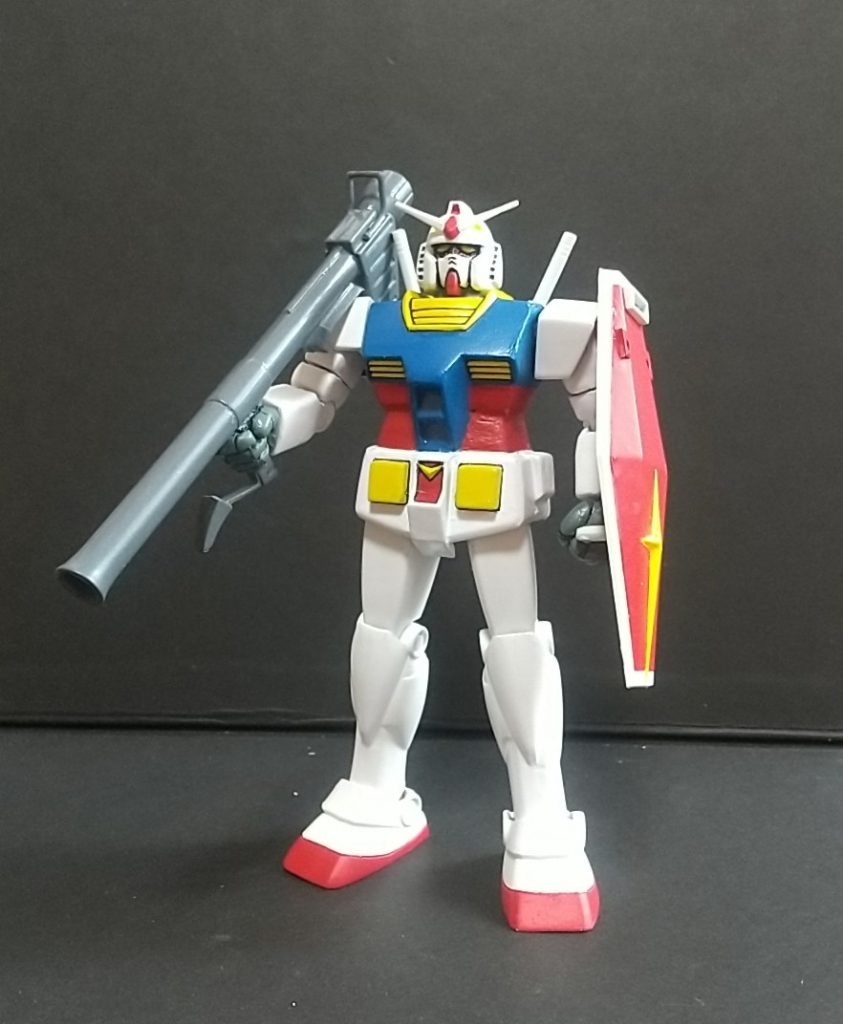 運良く武器セットも入手できたので手首パーツ作ってバズーカを持たせました。他の武器は後で再アップするかも知れません