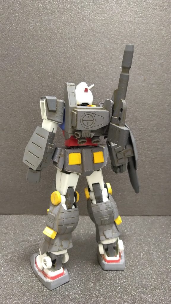 バックパックは、EGガンダムのバックパックに被せました。
