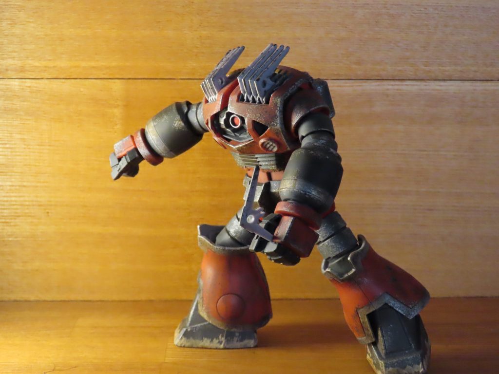 初投稿の思い出の作品。ウェザリングに挑戦したときの作品で、好意的なコメントをいただきほんとに嬉しかったです...!