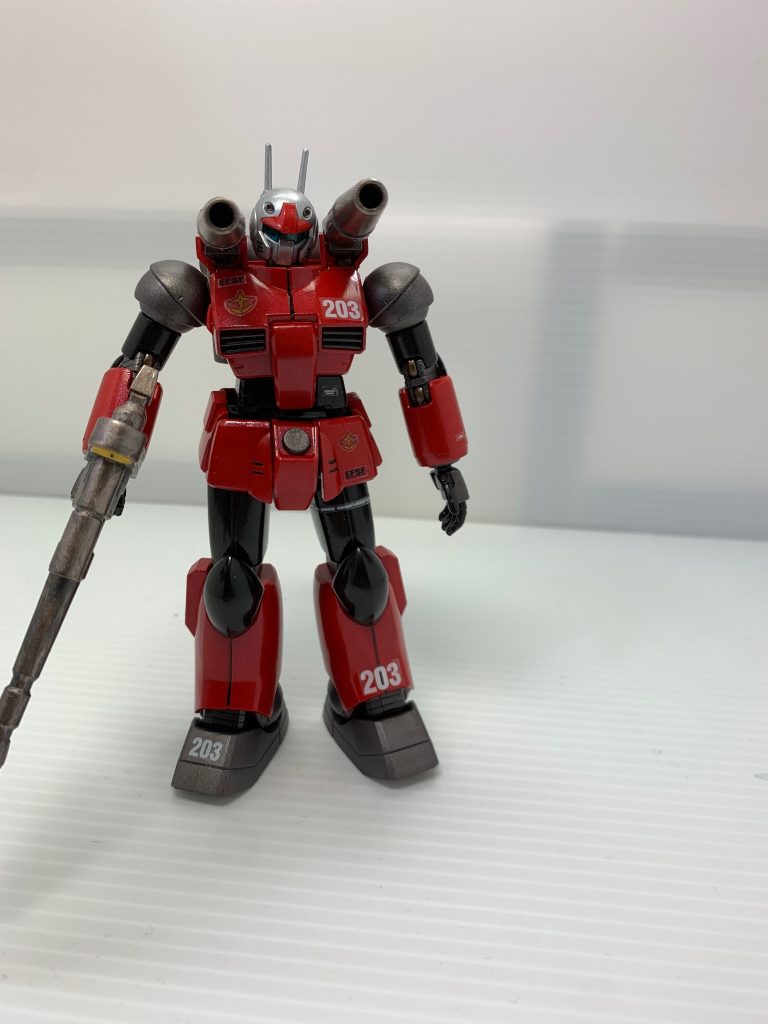WBのガンキャノンと一部カラーリングを変えました。