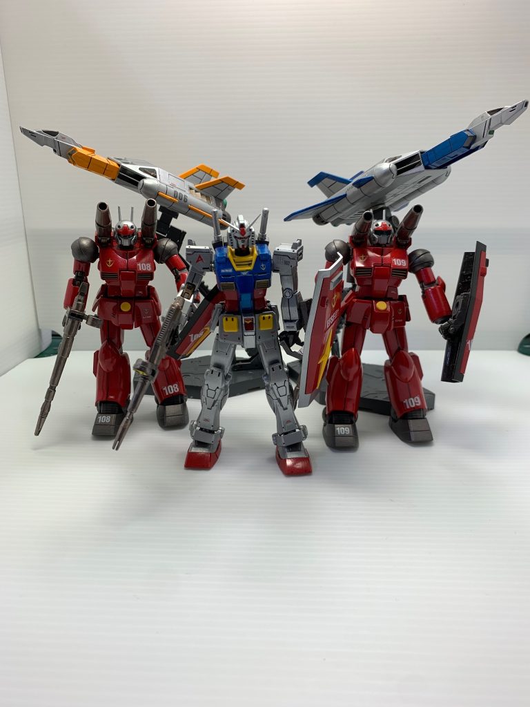 最近作成した機体を並べてみました。