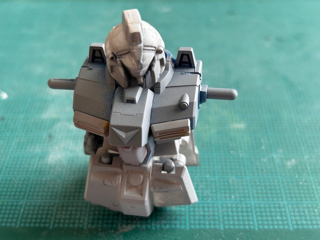 旧キット GP01 フルバーニアン 小改修・筆塗り全塗装–2枚目/制作者：たけ