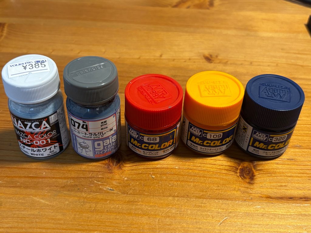 塗装レシピ。整形色を見ながら一番整形色に近い色を模型屋さんで選びました。調色？しなくてOK。気が向いたらトップコートを吹きますかね。&nbsp;&nbsp;最後までお読みいただきありがとうございました。