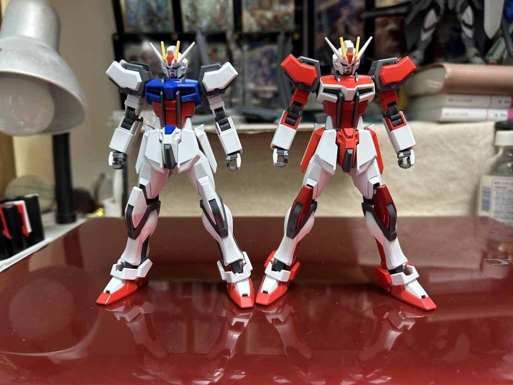 作品名：最初のストライク  1番目  リメイク版と当時版<p>私が最初に制作したストライク 1番目のストライク &nbsp;オリジナルです 最初の写真はオリジナルをベースに塗装したリメイク版 オリジナルは頭部欠損 両腰アーマーパーツ欠損 左腕接続部捩じ切れ 左足接続軸折れ と、まぁ [&hellip;]</p>
