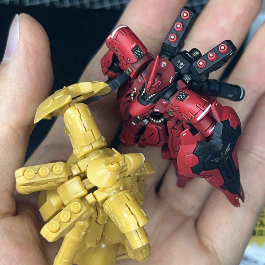 肩の付け根に自作シイタケパーツを追加しました。