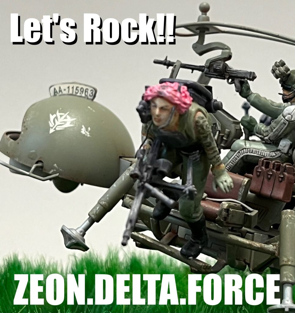 《ジオラマ》”Let”s  Rock!!”_ZEON.DELTA.FORCE_