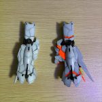 サイコフレームはプライマー処理ごに蛍光カラーレッドを2度重ね塗りしてます。少し透[…]