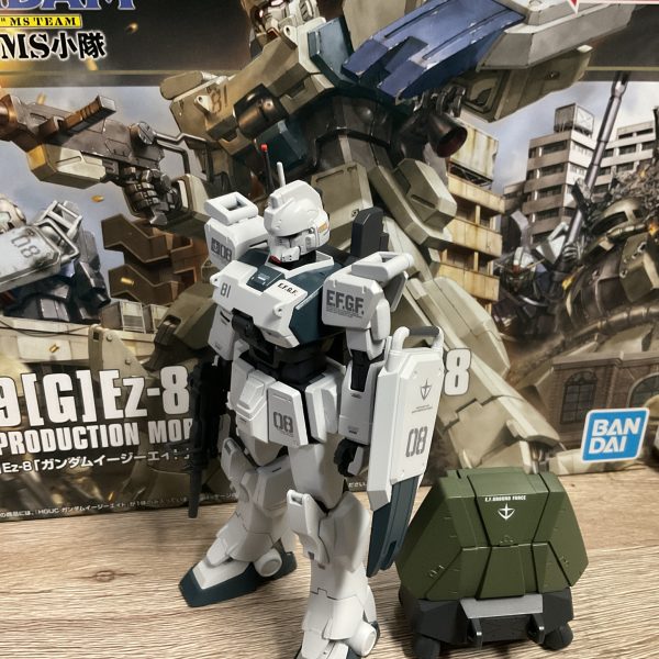 ずっと止まってたEz-8のモチベが急に上がって一気に仕上げました。汚す前の綺麗なEz-8を記念に。（3枚目）