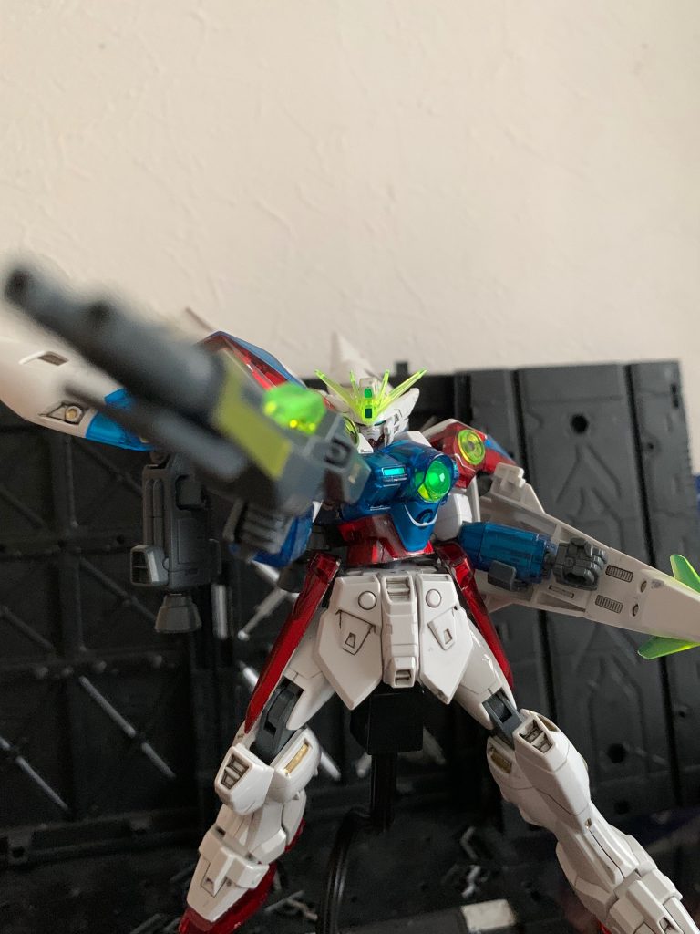 適当にポージング。