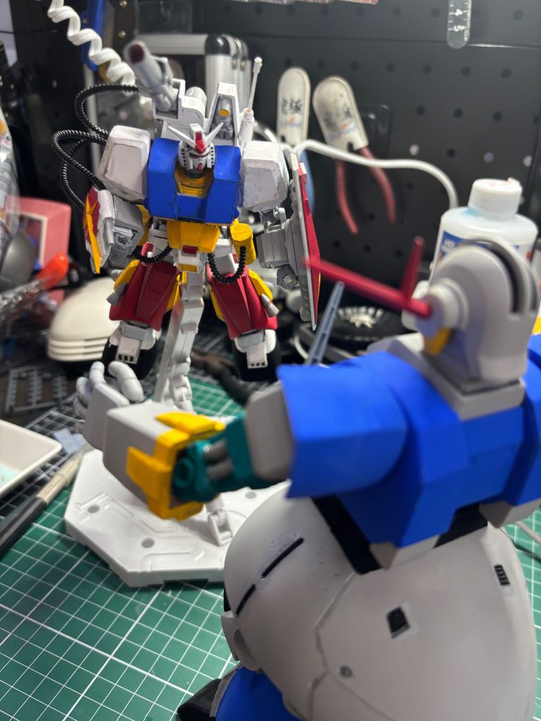 ENTRY GRADEガンダムと1/144 パーフェクト ガンダム &nbsp;MSV 組合せ