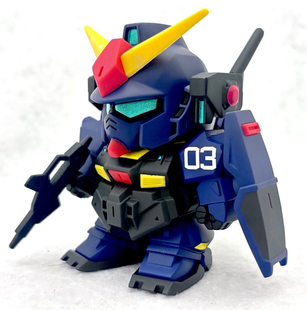 主に使った色は、ティターンズブルー1/2とジャーマングレー。