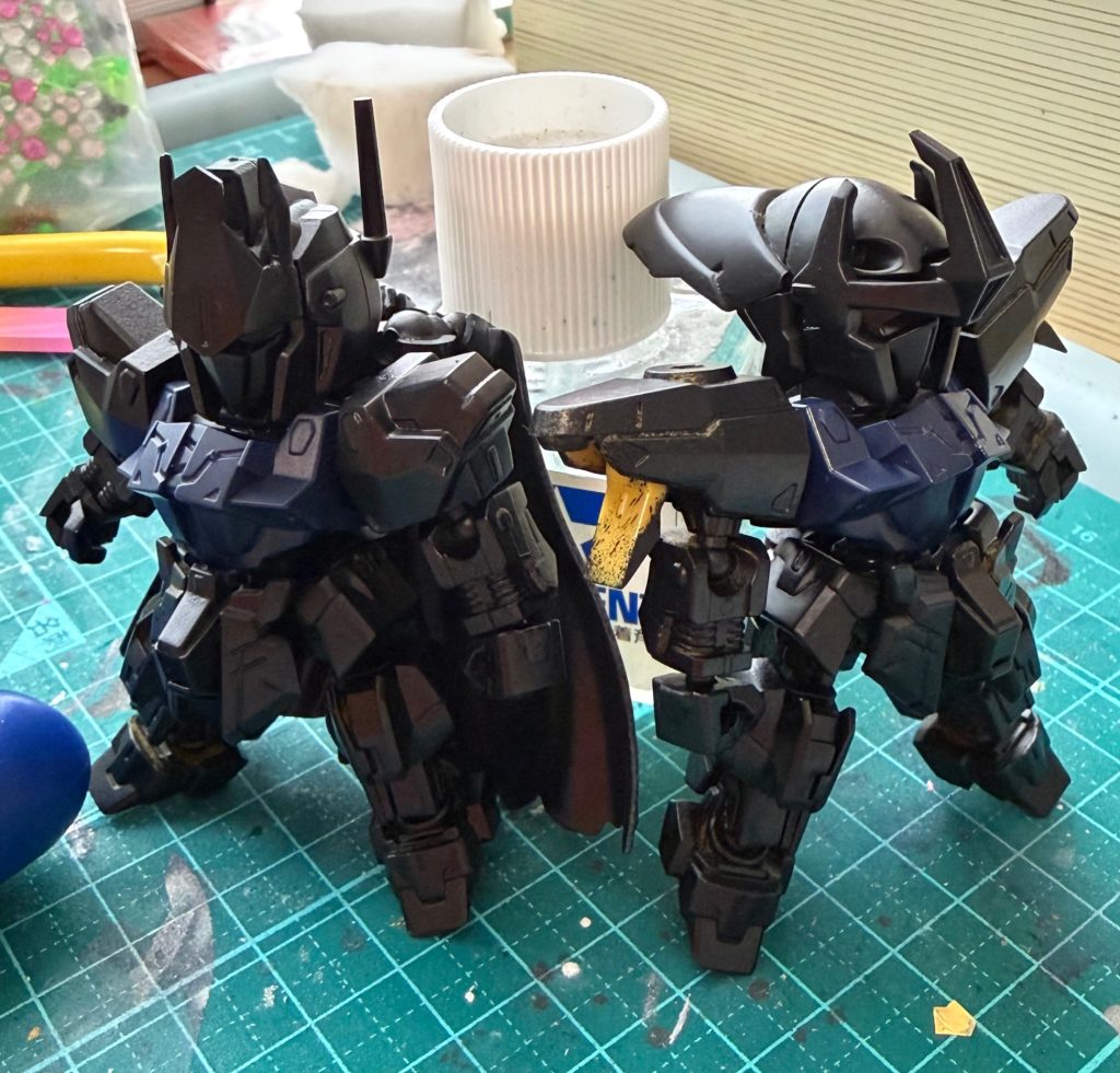 塗装前のブラックナイト仕様。これはこれで敵騎士感があって気に入っています。