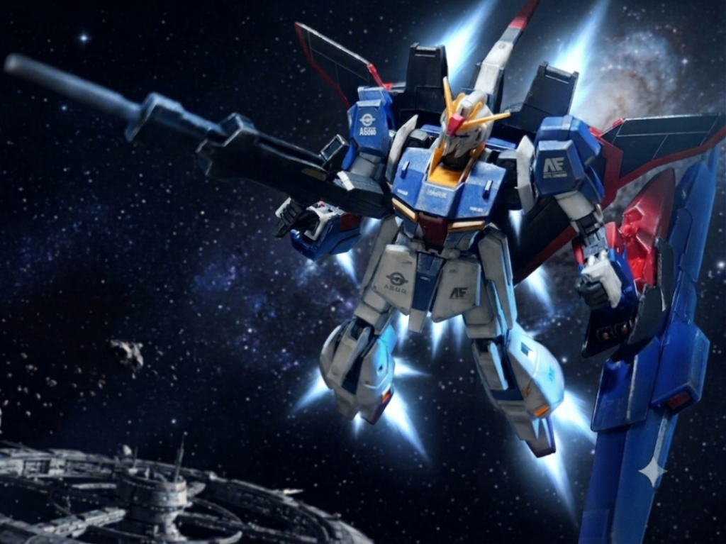 Geminiくんタイム✨いやお見事です👏宇宙が似合います(gundam-kao6)