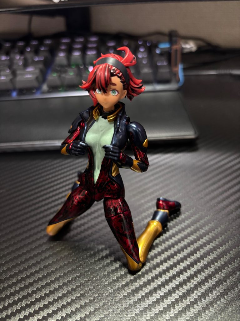 ボディはルナマリアから持ってきたけどシャツの部分がうまく塗料乗らず色分けできなくて残念😢