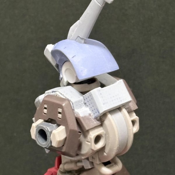 流星号(グレイズ改参)を進めているのですが、胴体のいい写真が撮れたので掲載📸このメカニカルな密度がたまらないです🤤（3枚目）