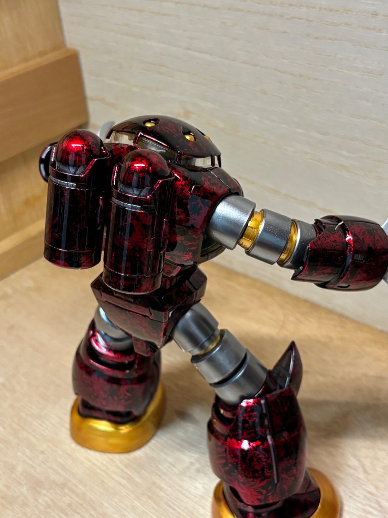 後ろもパシャリもっと背中の背負いもの色分けしたらよかったな...
