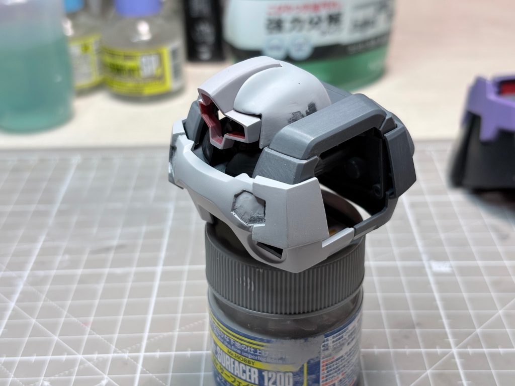 頭部の形状にはこだわりました！