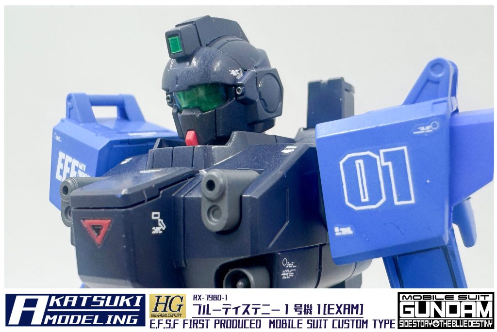 HG 1/144 RX-79BD-1 ブルーデスティニー1号機[EXAM]