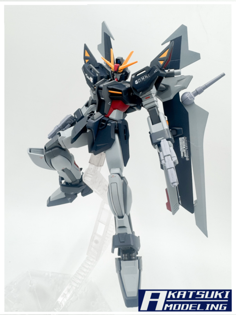 HG 1/144 GAT-X105E ストライクノワールガンダム–2枚目/制作者：アカツキモデリング