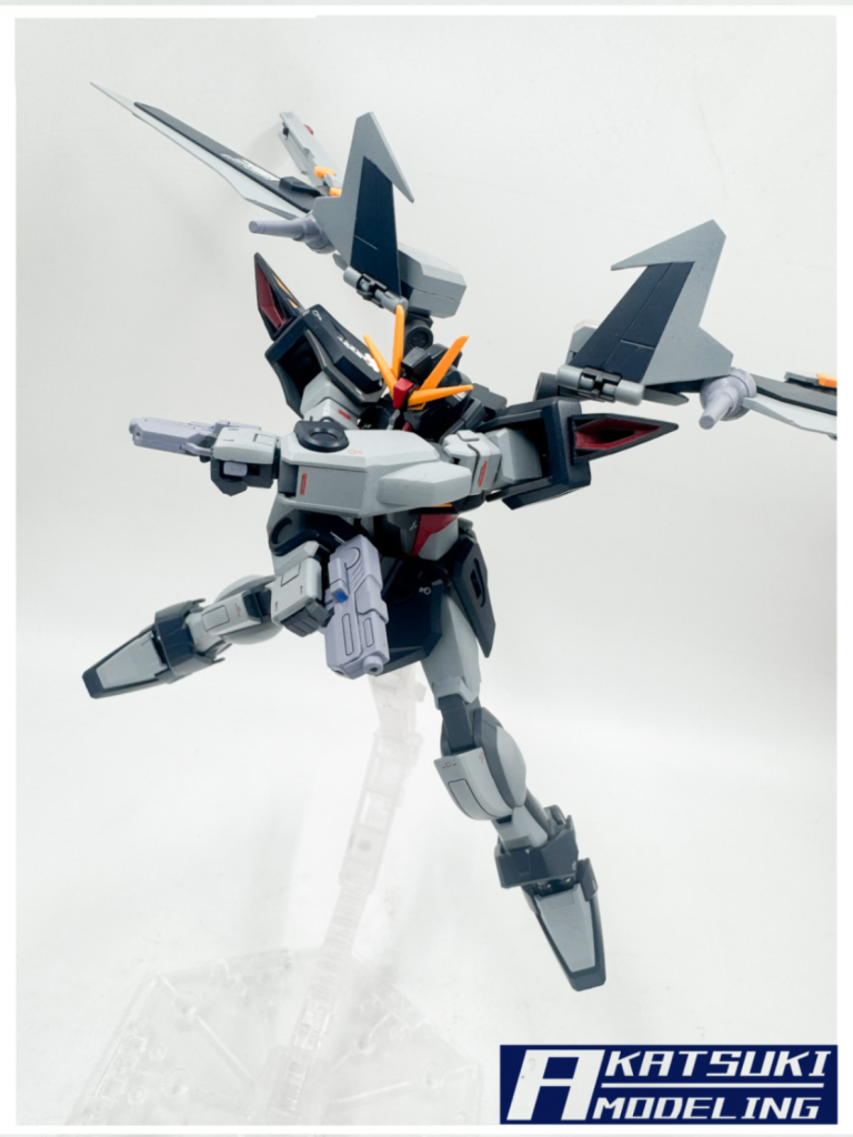 HG 1/144 GAT-X105E ストライクノワールガンダム–4枚目/制作者：アカツキモデリング