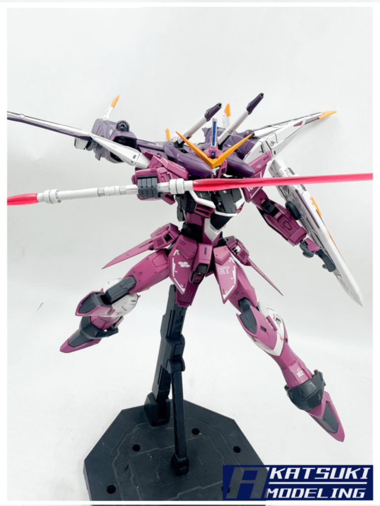 MG 1/100 ZGMF-X09A ジャスティスガンダム–4枚目/制作者：アカツキモデリング