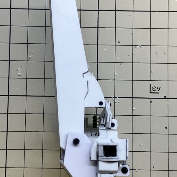 胴進捗。Aパーツコクピットブロックを製作。Gコアのカバーはもちろんテール・スタビレーター合わせられる様に。後は首を作ればAパーツの本体はできるか…？（5枚目）