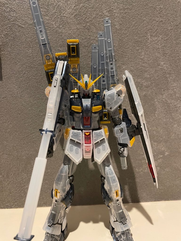 クリアカラー!!RG νガンダムダブルフィンファンネル