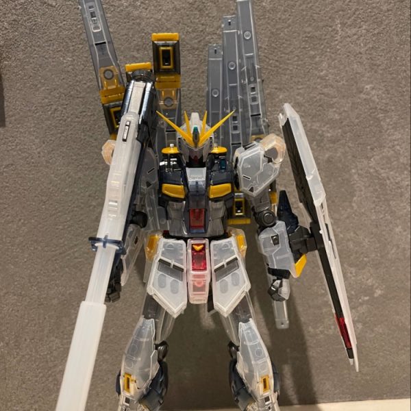 クリアカラー!!RG νガンダムダブルフィンファンネル