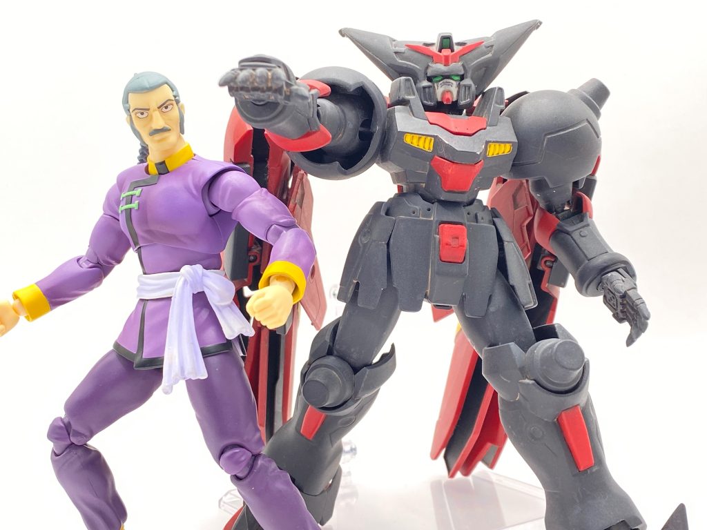 シャイニングフィンガァーーー！！（マスターガンダムだと違う言い方でしたっけ？？忘れました）思い出しました！ダークネスフィンガー！！です＾＾