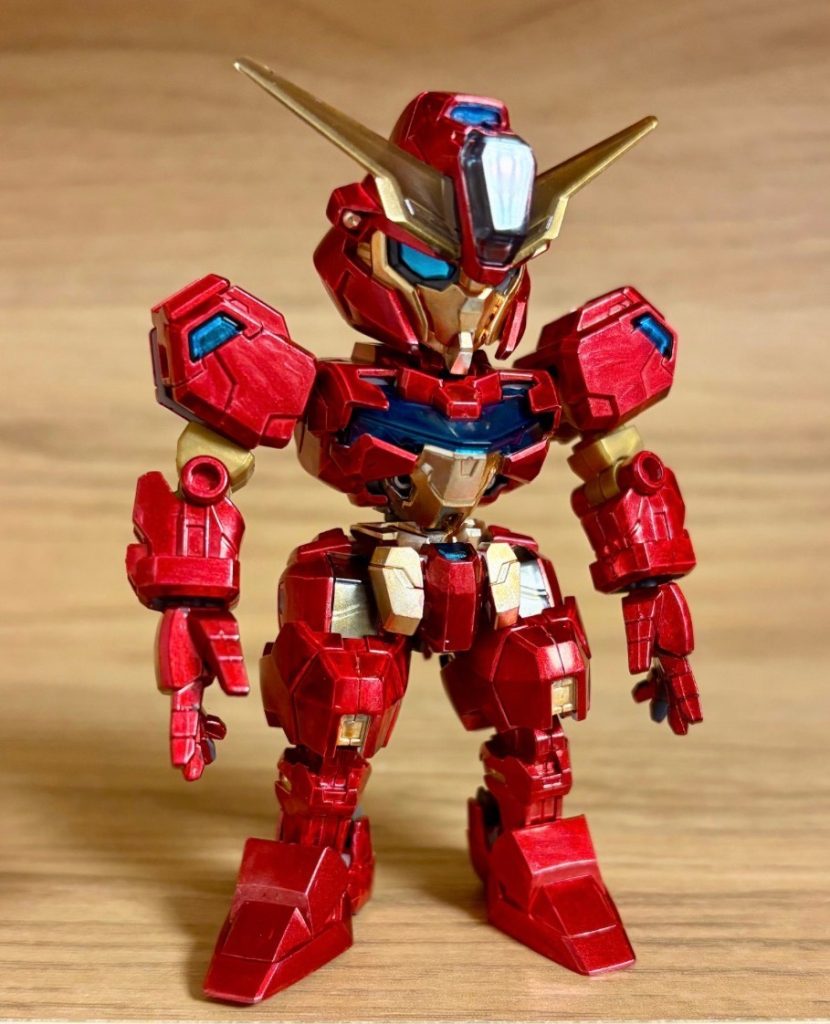 私がSDCSキャリバーンの塗装後、MCUからのキャプテン・アメリカとハルクをガンダムにしたらどうなんだろうと空想にふけてました。現実的に、自分の実力を考えてみれば、SDCSガンダムRX78をキャプテン・アメリカにできるだろうと思いました。そこで Geminiさんに相談してみました。。。