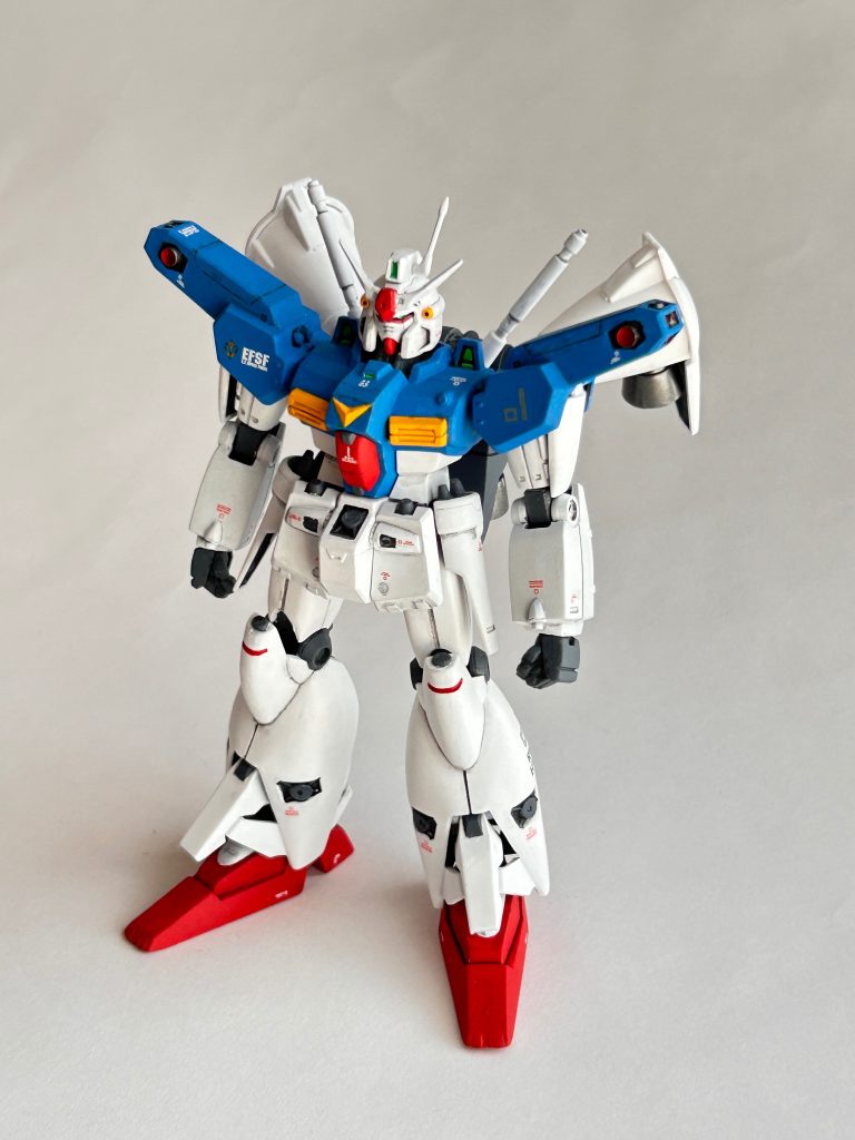 旧キット GP01 フルバーニアン 小改修・筆塗り全塗装–2枚目/制作者：たけ