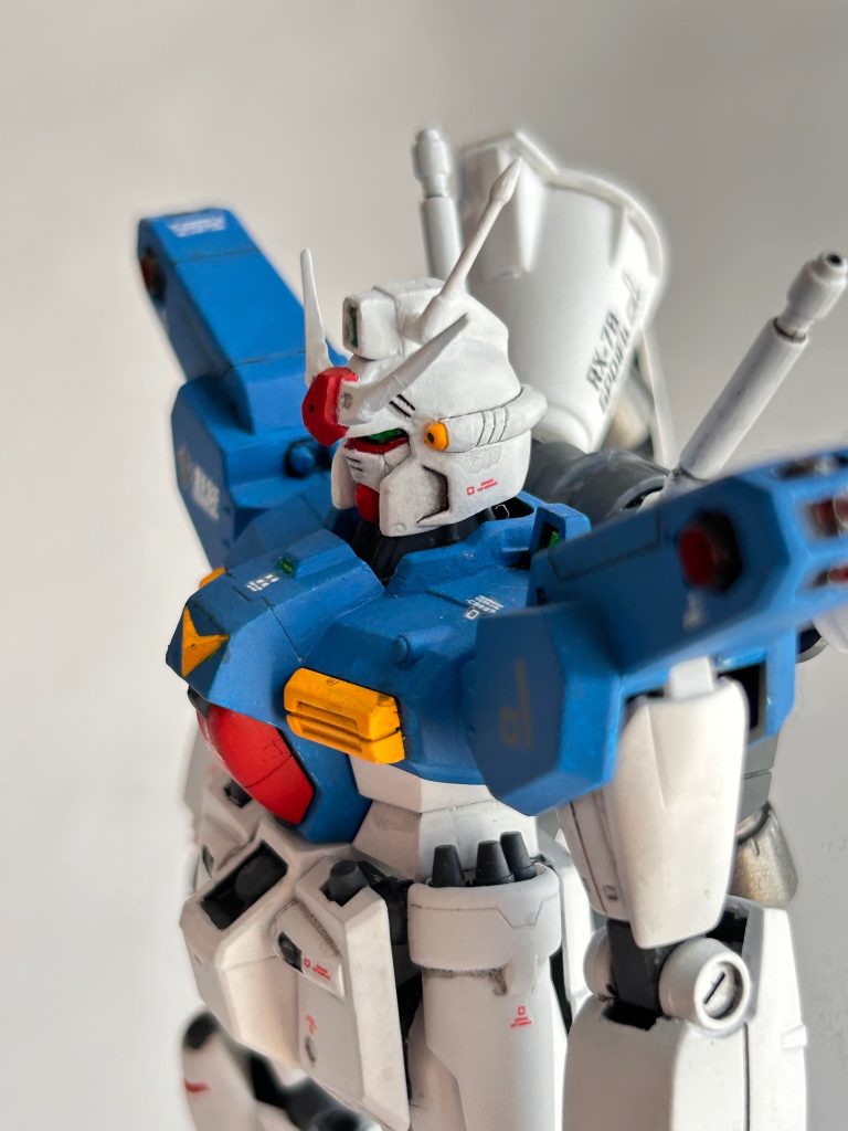 旧キット GP01 フルバーニアン 小改修・筆塗り全塗装