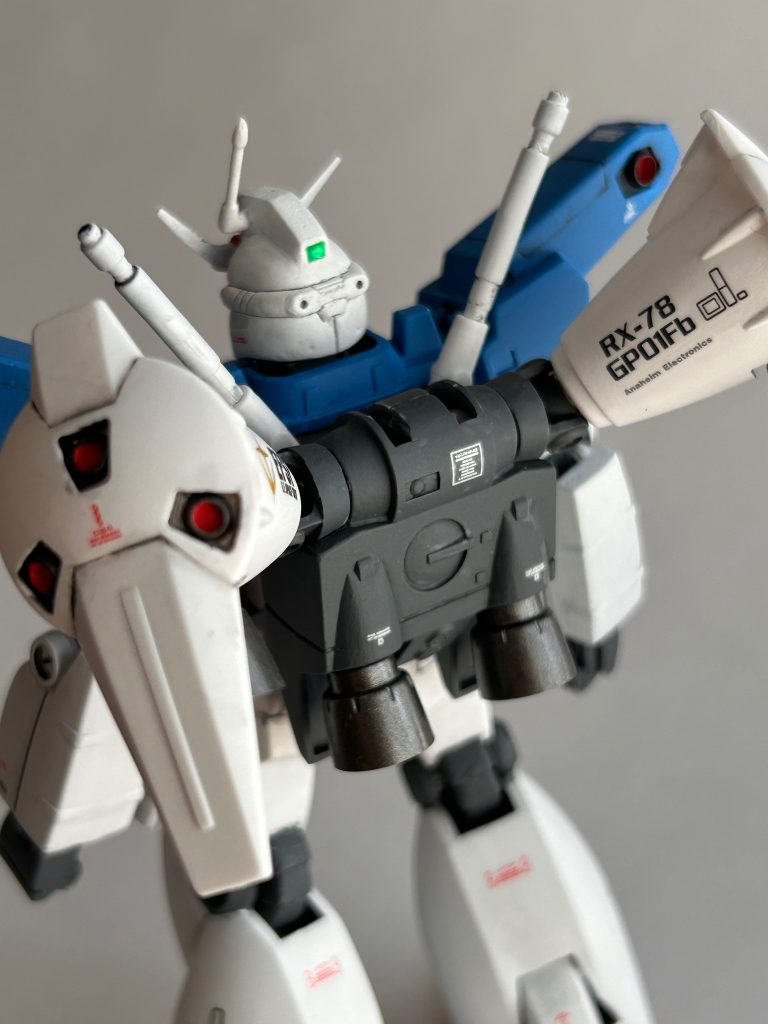 旧キット GP01 フルバーニアン 小改修・筆塗り全塗装–4枚目/制作者：たけ