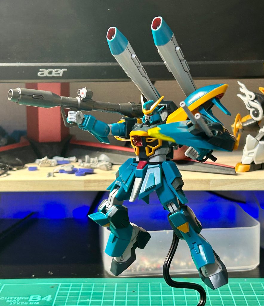 最近のキットと違って可動域などがめちゃめちゃ少なくてびっくりしましたwwでもこの時代のキットもとても素晴らしく思いました！